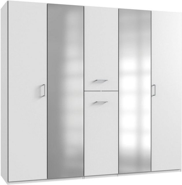 Wimex Kleiderschrank Lima (1-St) 225x58x208cm weiß mit Apothekerauszügen günstig online kaufen