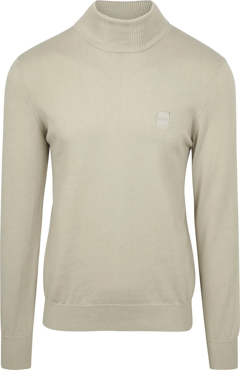 BOSS Rollkragenpullover Akiro Beige - Größe L günstig online kaufen