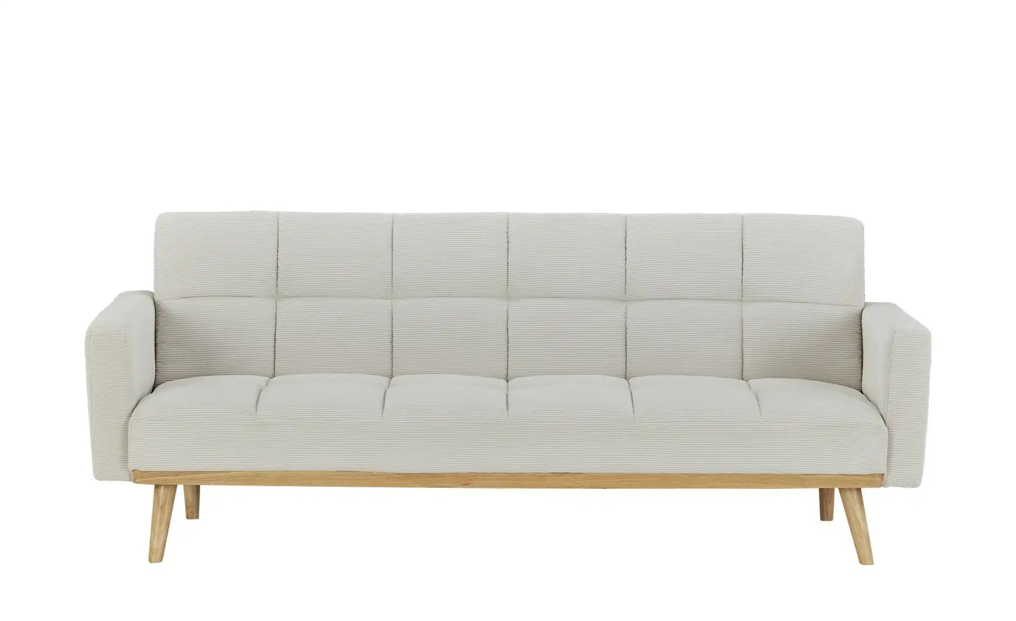 Schlafsofa  Attalie ¦ creme ¦ Maße (cm): B: 212 H: 80 T: 84 Polstermöbel > günstig online kaufen