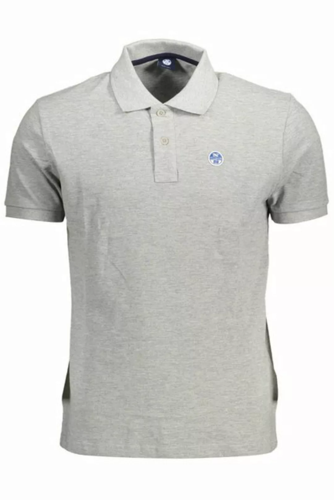 North Sails Poloshirt Kurze graue Polohemden für Herren – Naturfasern günstig online kaufen