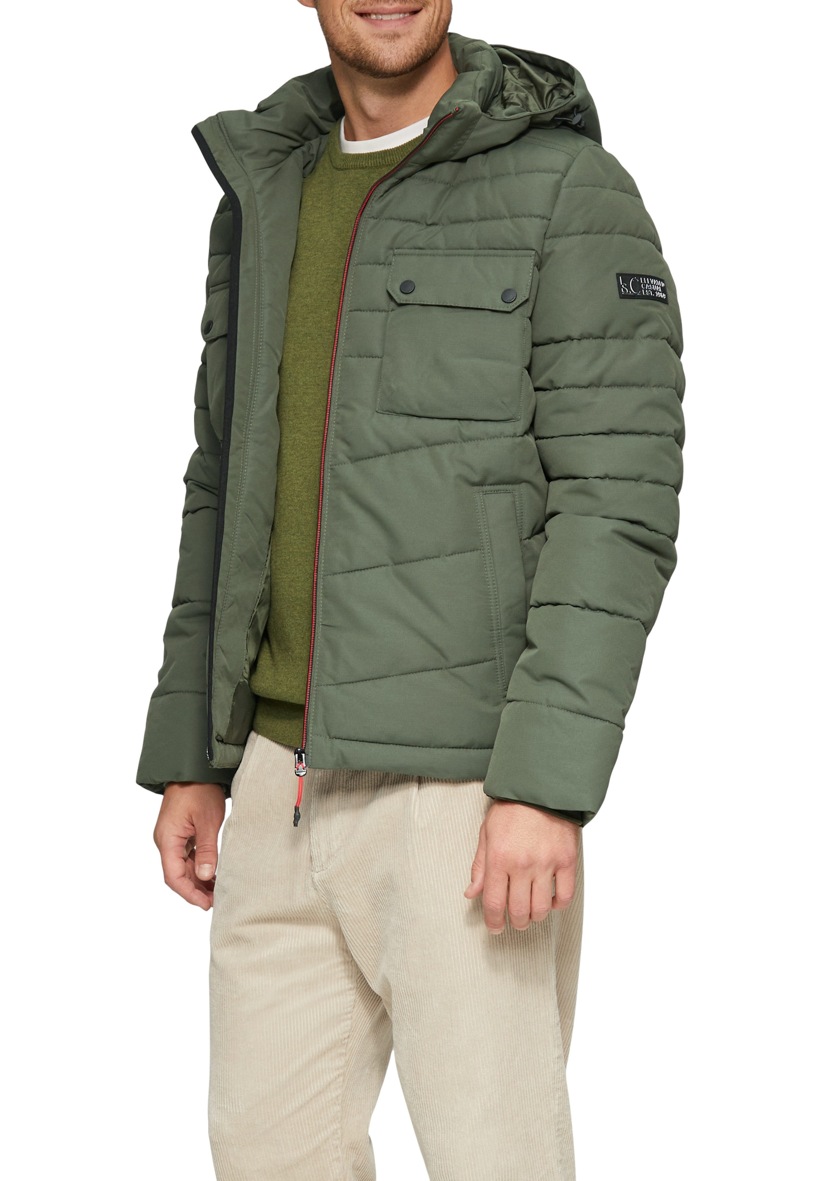 s.Oliver Steppjacke mit Kapuze günstig online kaufen