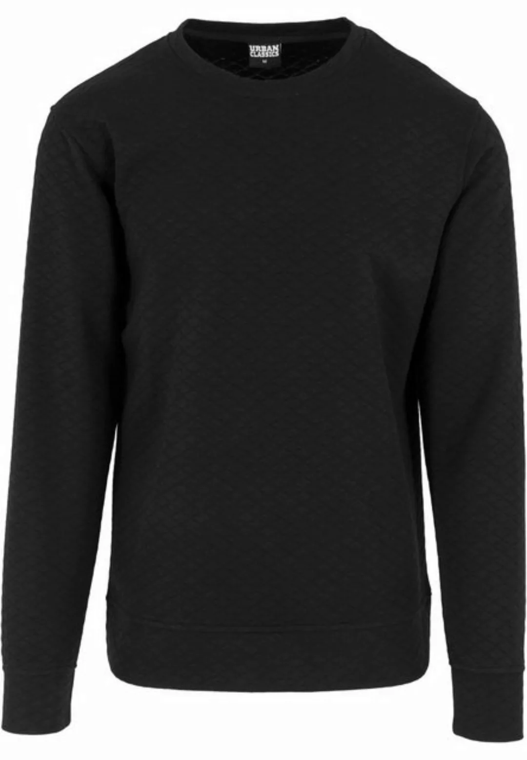 URBAN CLASSICS Rundhalspullover Urban Classics Herren Diamond Quilt Crewnec günstig online kaufen