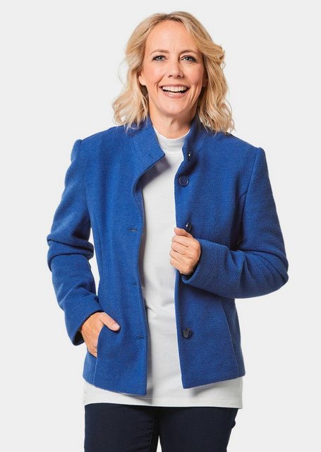 GOLDNER Blouson Blazer mit raffinierter Kragenlösung günstig online kaufen