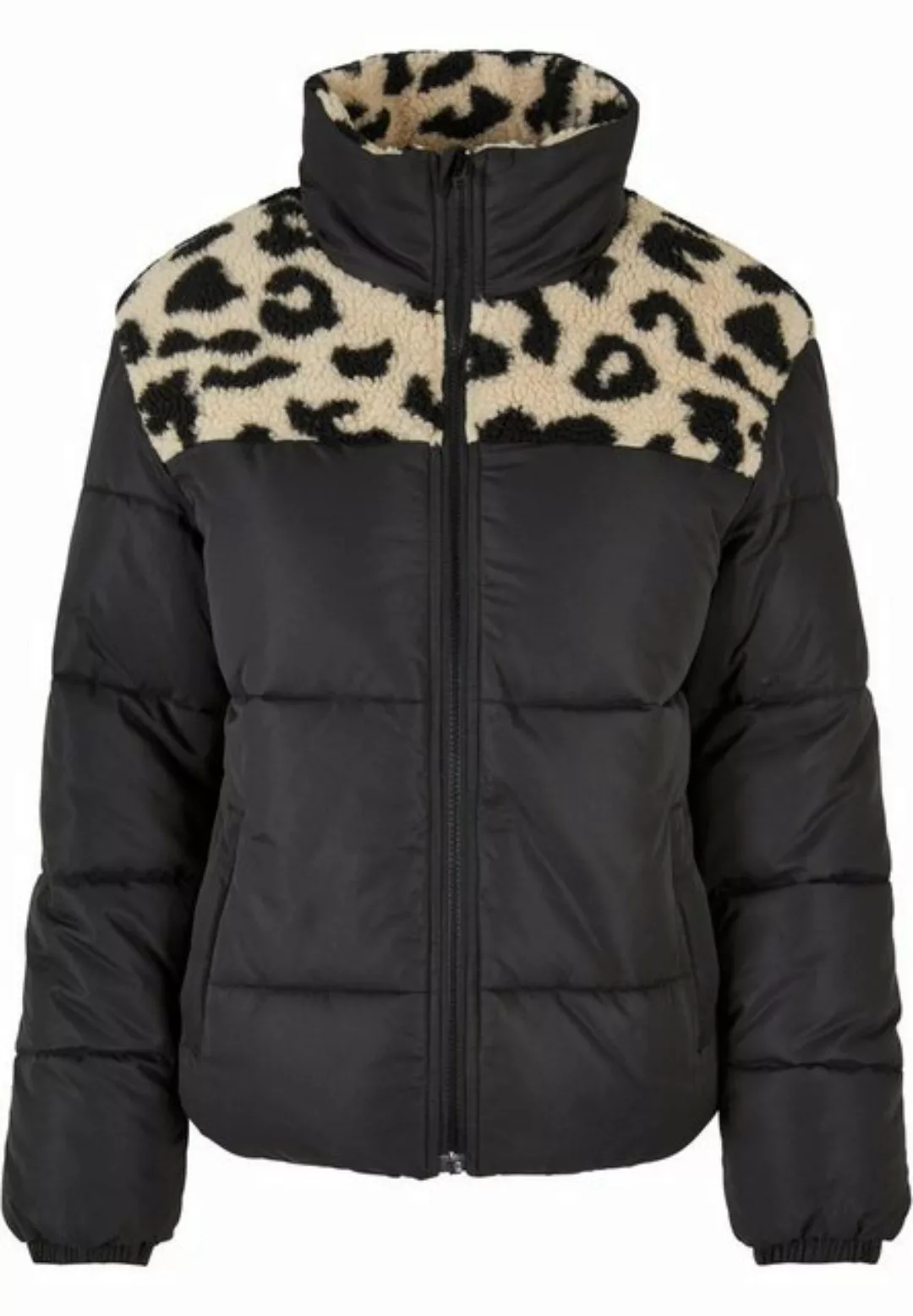 URBAN CLASSICS Winterjacke Urban Classics Damen Ladies AOP Sherpa Mixed Puf günstig online kaufen