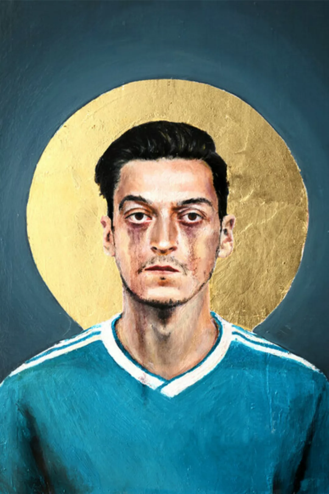 Poster / Leinwandbild - Mesut Özil günstig online kaufen