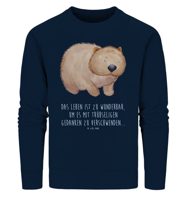 Mr. & Mrs. Panda Longpullover Größe XL Wombat - French Navy - Geschenk, Swe günstig online kaufen