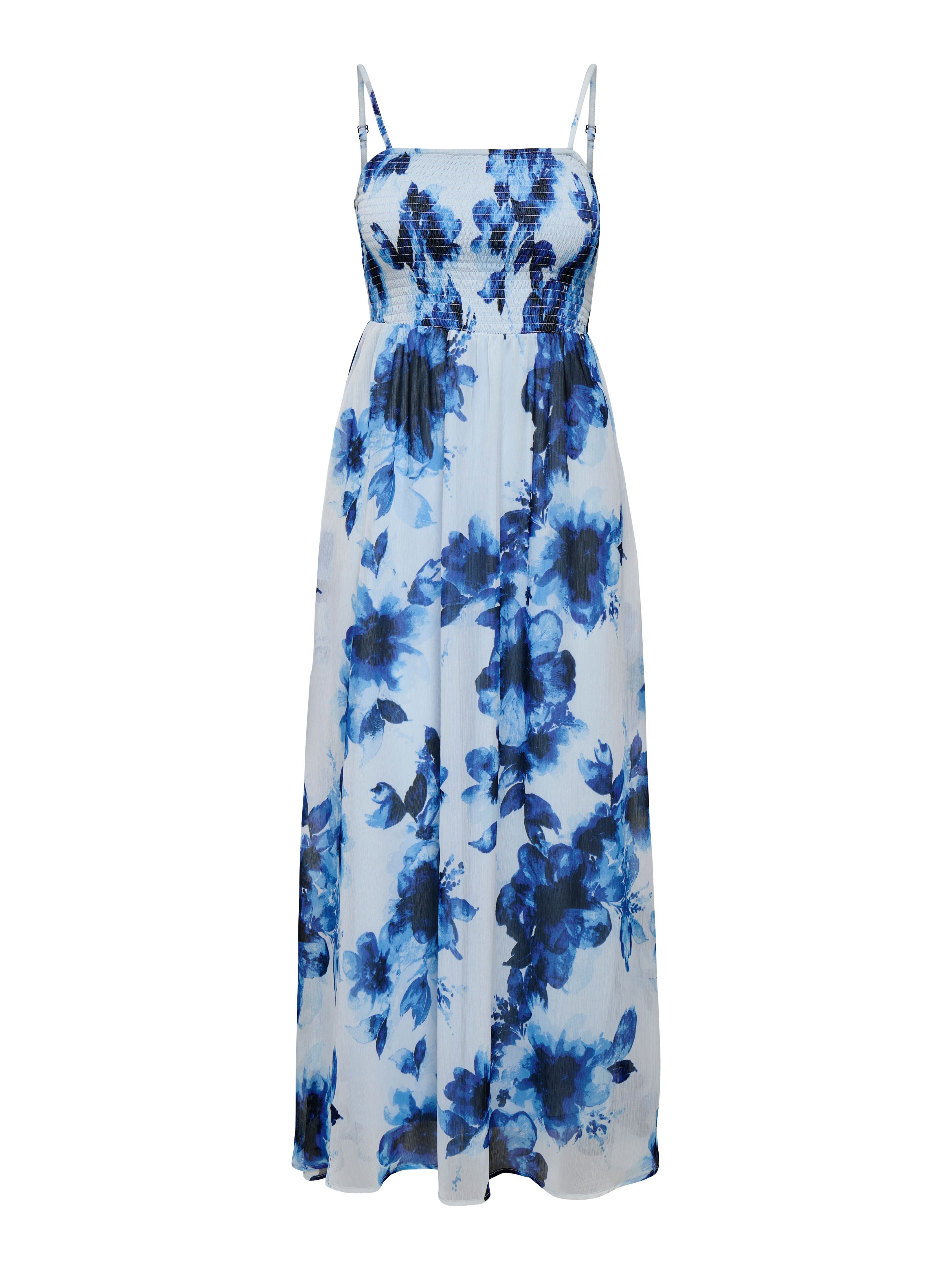 ONLY Maxikleid "ONLELENA VIKKI LIFE STRAP ANK DRESS WVN", Sommerkleid günstig online kaufen