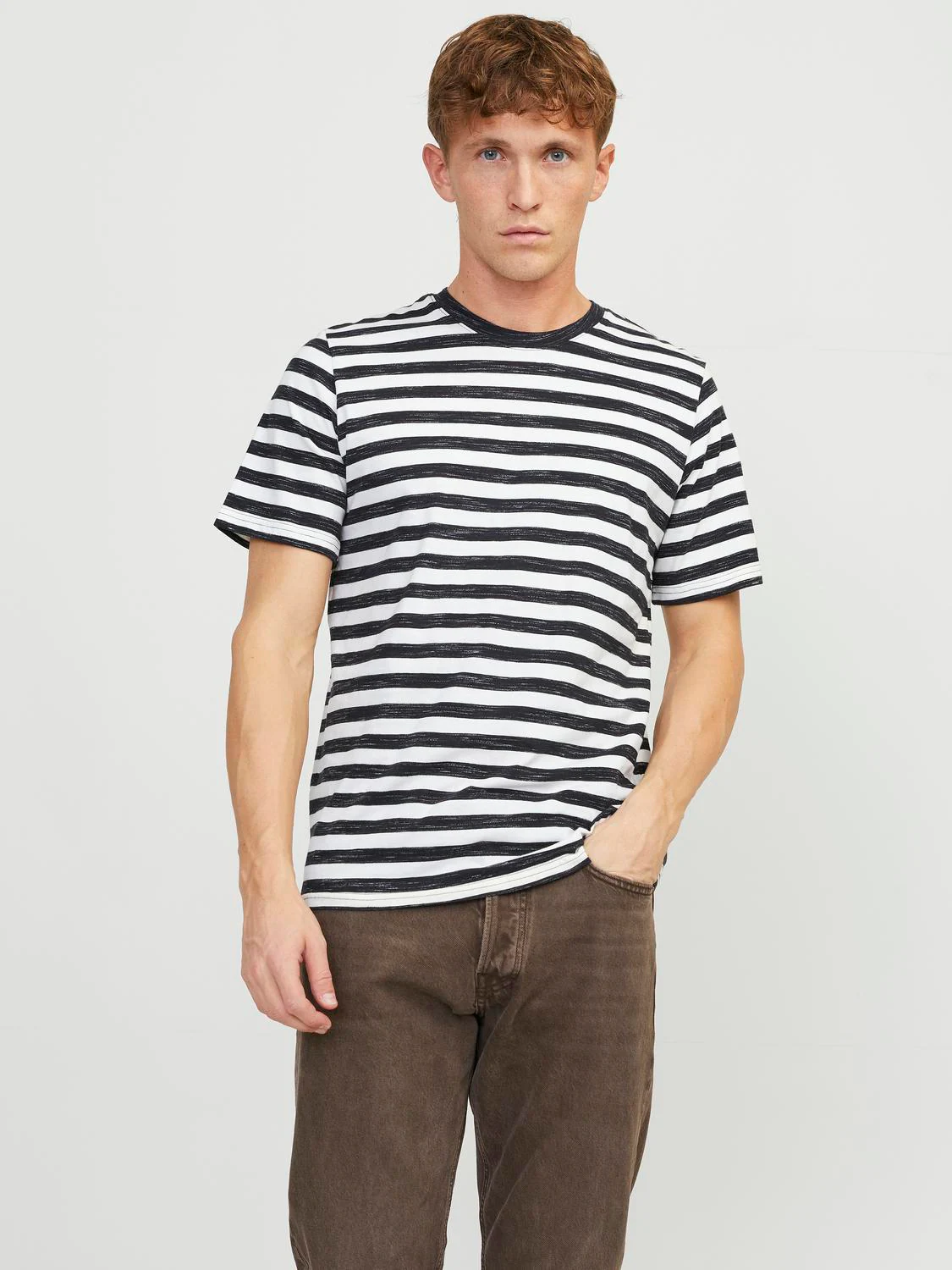 Jack & Jones T-Shirt "JORTAMPA STRIPE TEE SS CREW NECK" günstig online kaufen