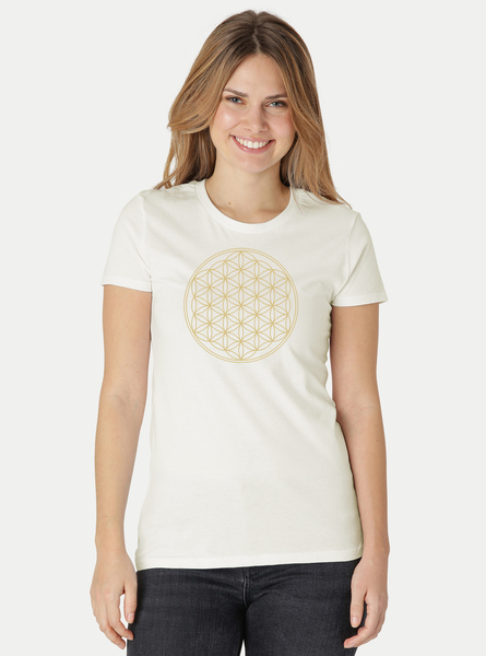 Bio-damen-t-shirt Die Blume Des Lebens günstig online kaufen
