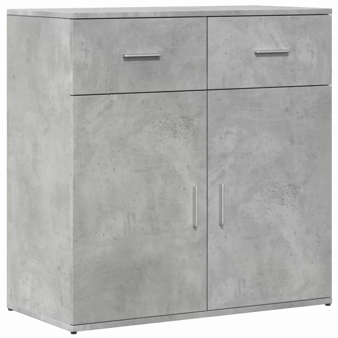 vidaXL Sideboard Sideboard Betongrau 79x38x80 cm günstig online kaufen