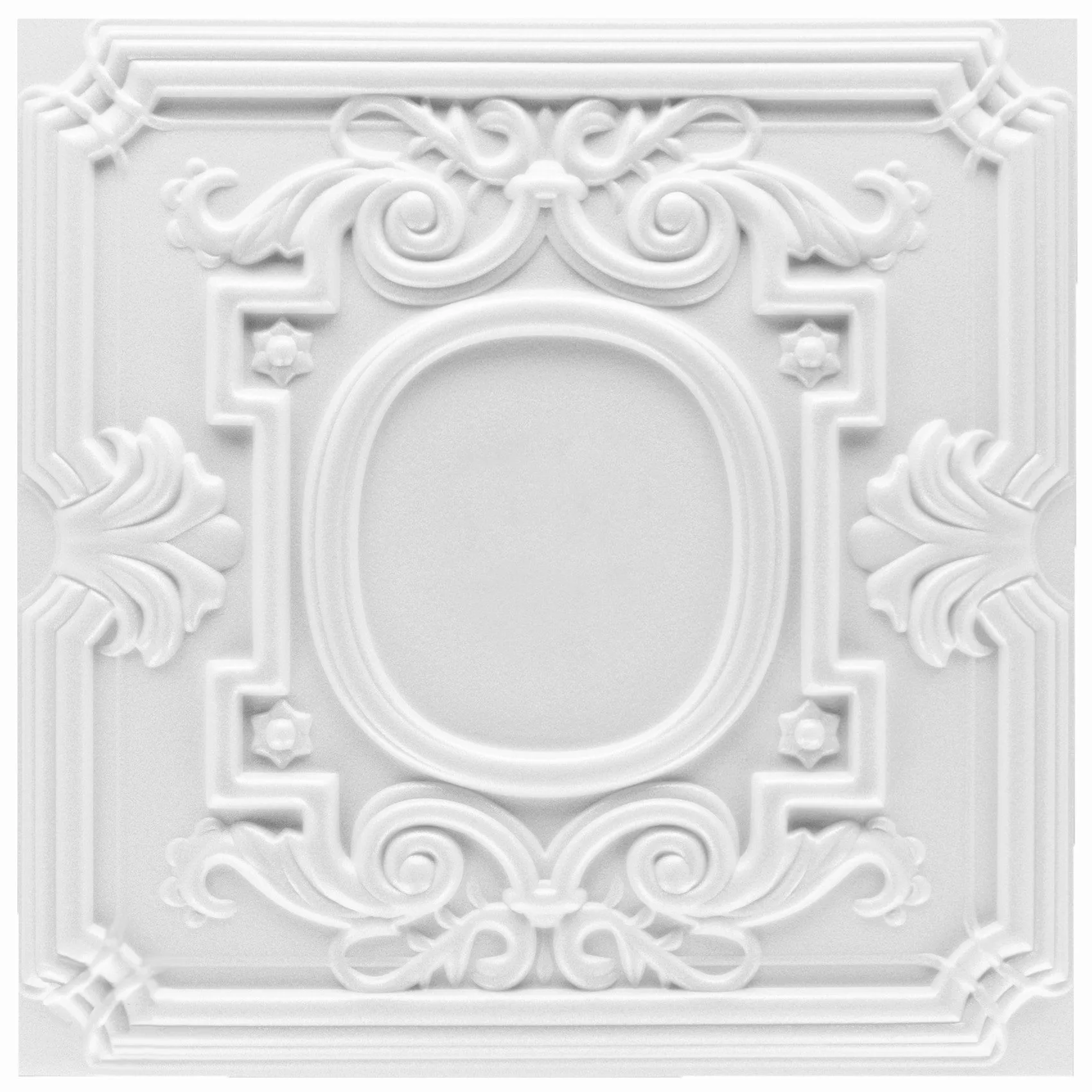 Hexim Wanddekoobjekt NR.35 (Deckenplatten 50x50cm Styroporplatten günstig online kaufen
