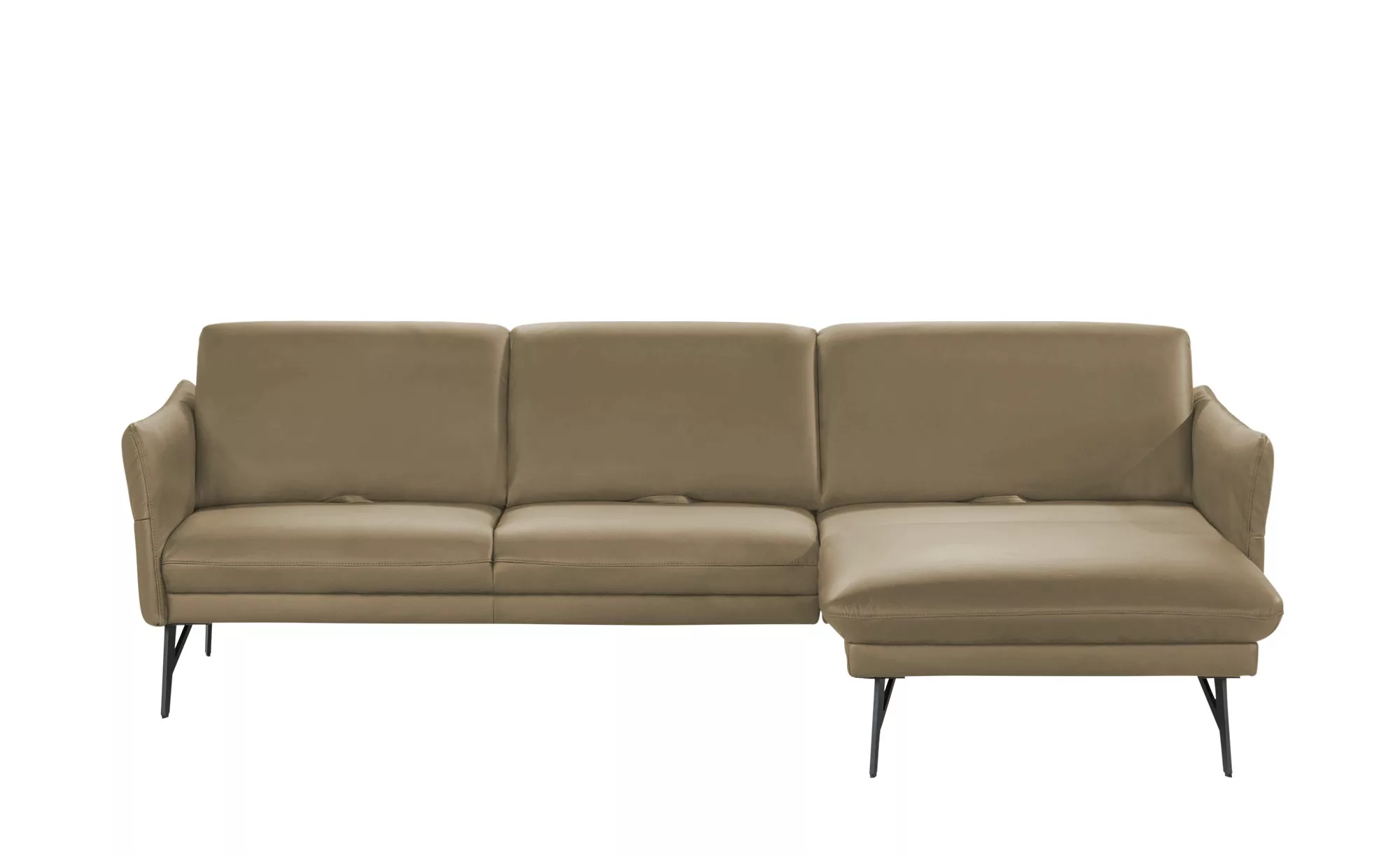 himolla Ecksofa Leder  1928 - beige - 83 cm - Polstermöbel > Sofas > Ecksof günstig online kaufen