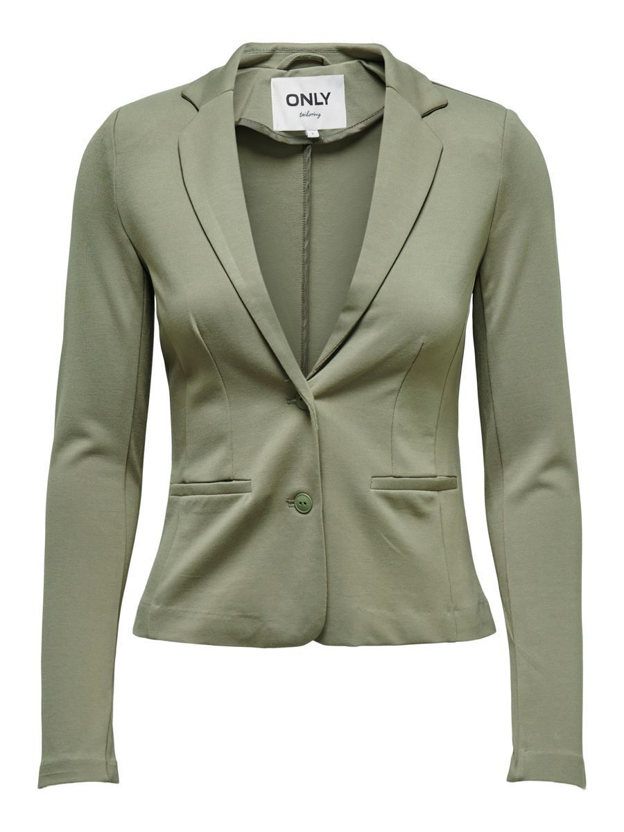 ONLY Einfarbiger Blazer Damen Grün günstig online kaufen