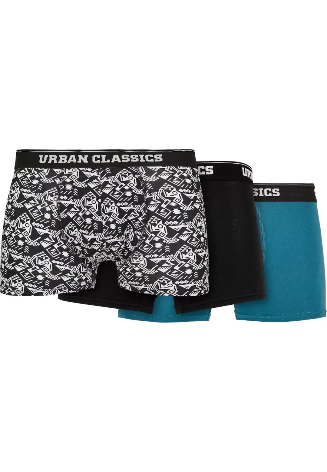 URBAN CLASSICS Boxershorts "Urban Classics Herren Organic Boxer Shorts 3-Pa günstig online kaufen