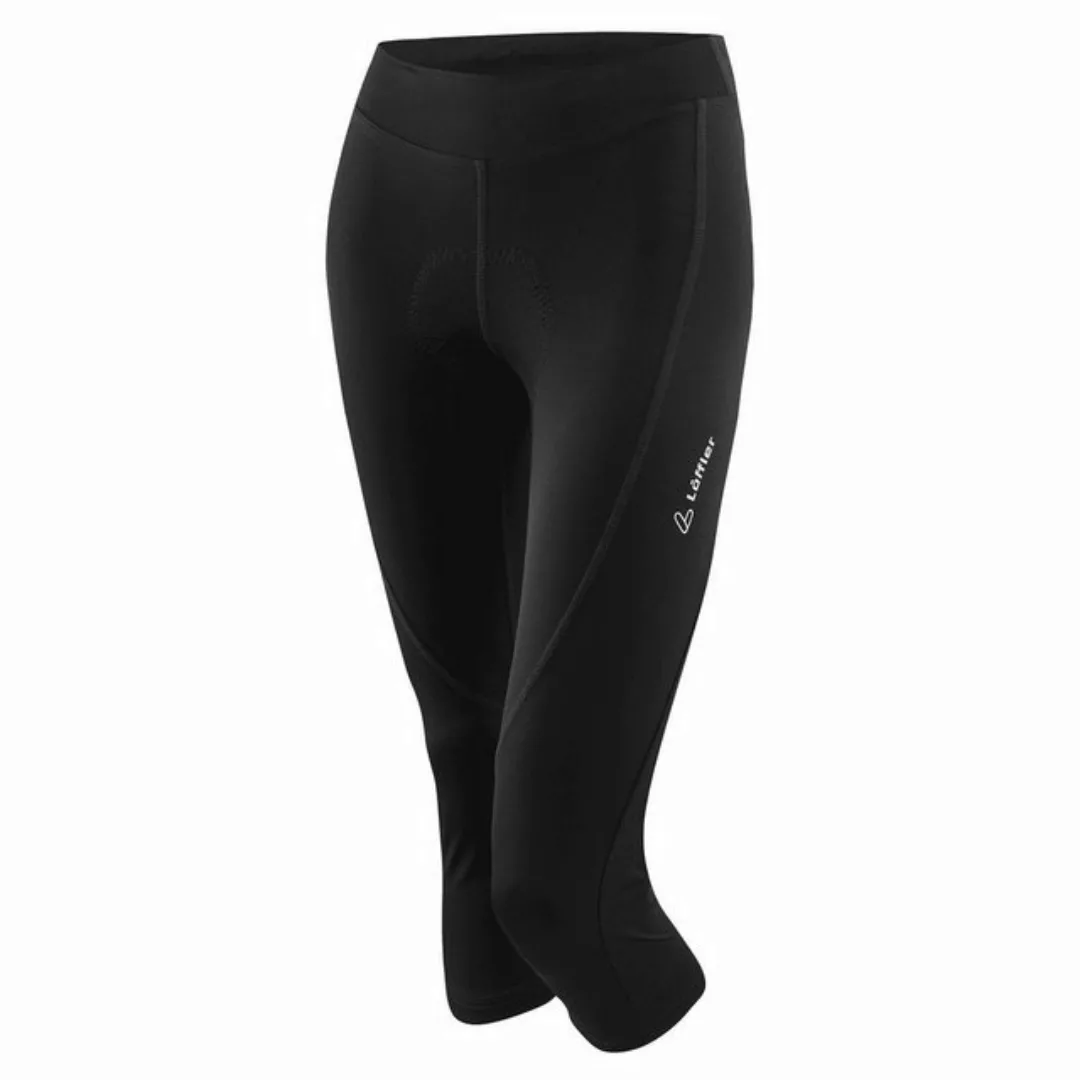 Löffler Fahrradhose TOUR II 3/4 BIKE TIGHTS Damen Fahrradhose schwarz günstig online kaufen