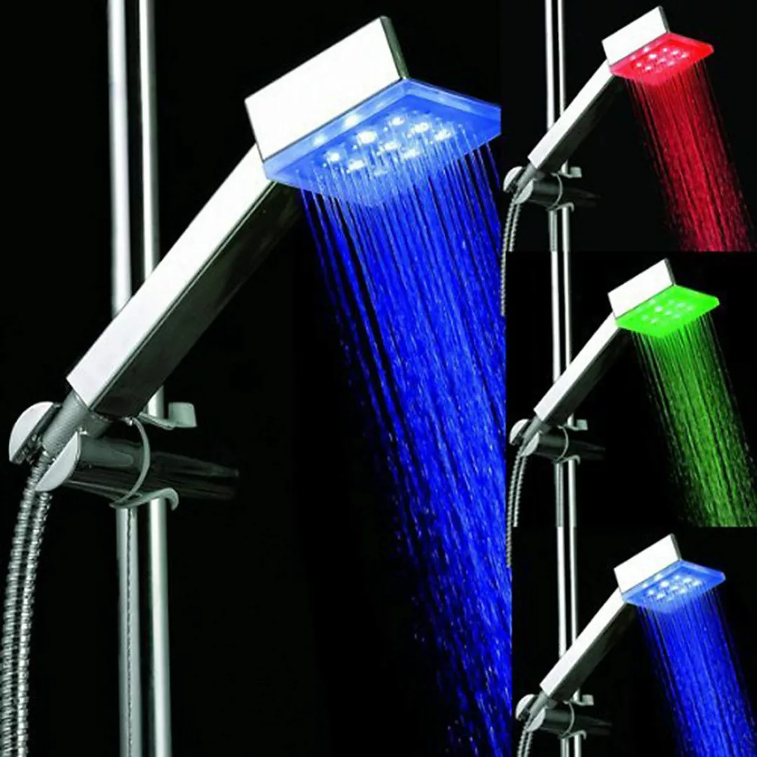 ENERGMiX Handbrause Duschbrause Brausekopf Dusche beleuchtet günstig online kaufen