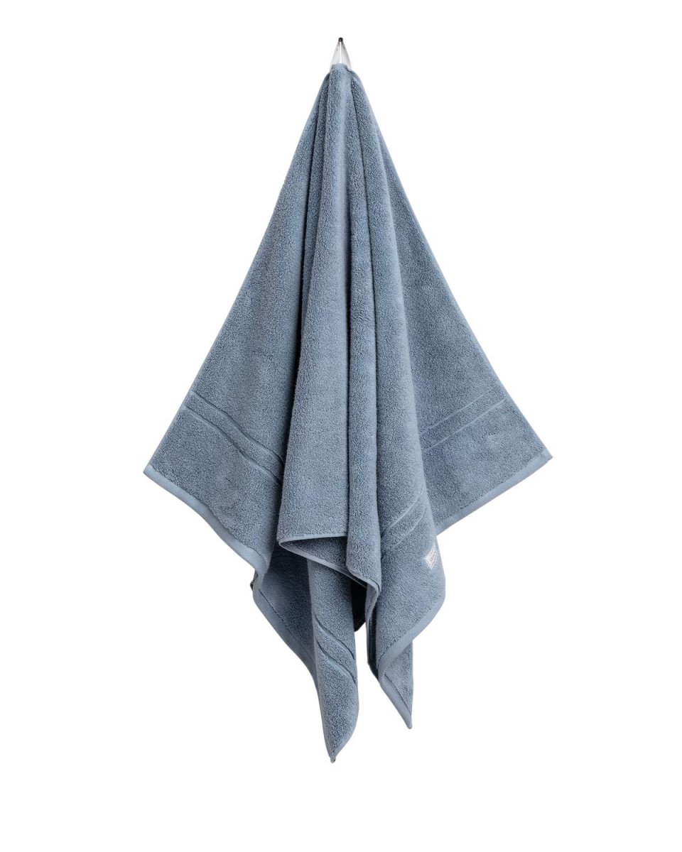 GANT Duschtuch, Organic Premium Towel - 70x140 cm, Frottee Hellblau günstig online kaufen