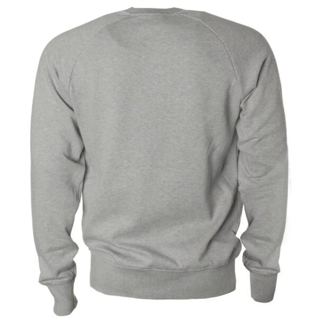 Sweatshirt "Nørd", Grau Meliert, Schwarzer Print, Biobaumwolle günstig online kaufen