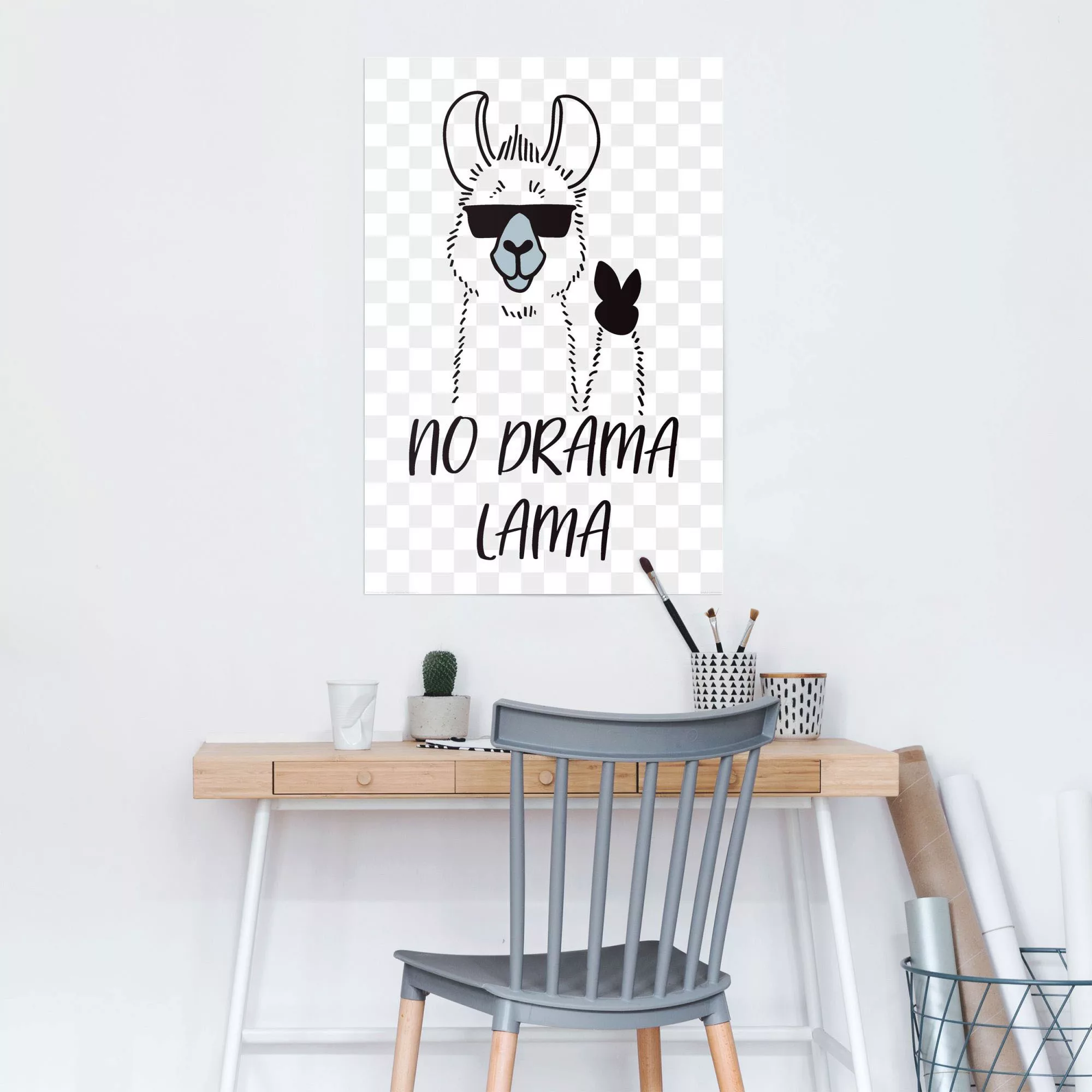 Reinders Poster "No Drama Lama", (1 St.) günstig online kaufen