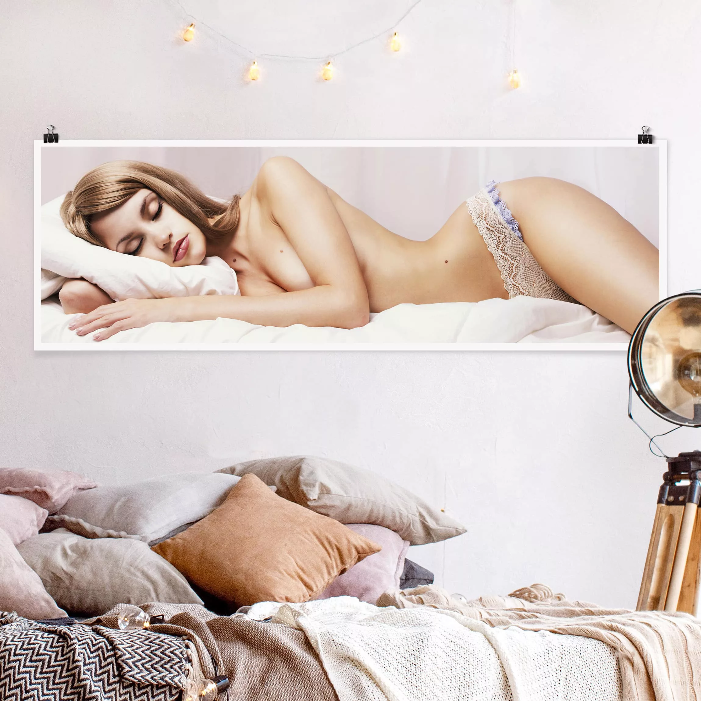 Panorama Poster Akt & Erotik Sleep well günstig online kaufen