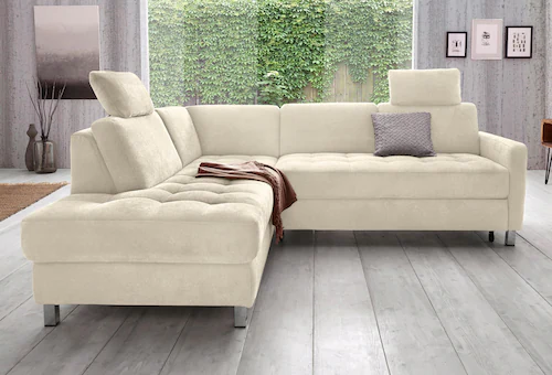 sit&more Ecksofa "Mistral L-Form", wahlweise mit Bettfunktion günstig online kaufen