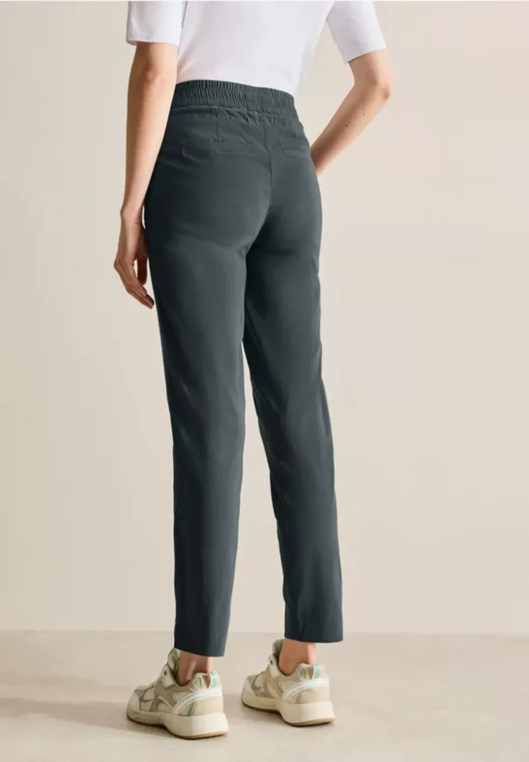 Cecil Stoffhose, Middle Waist günstig online kaufen