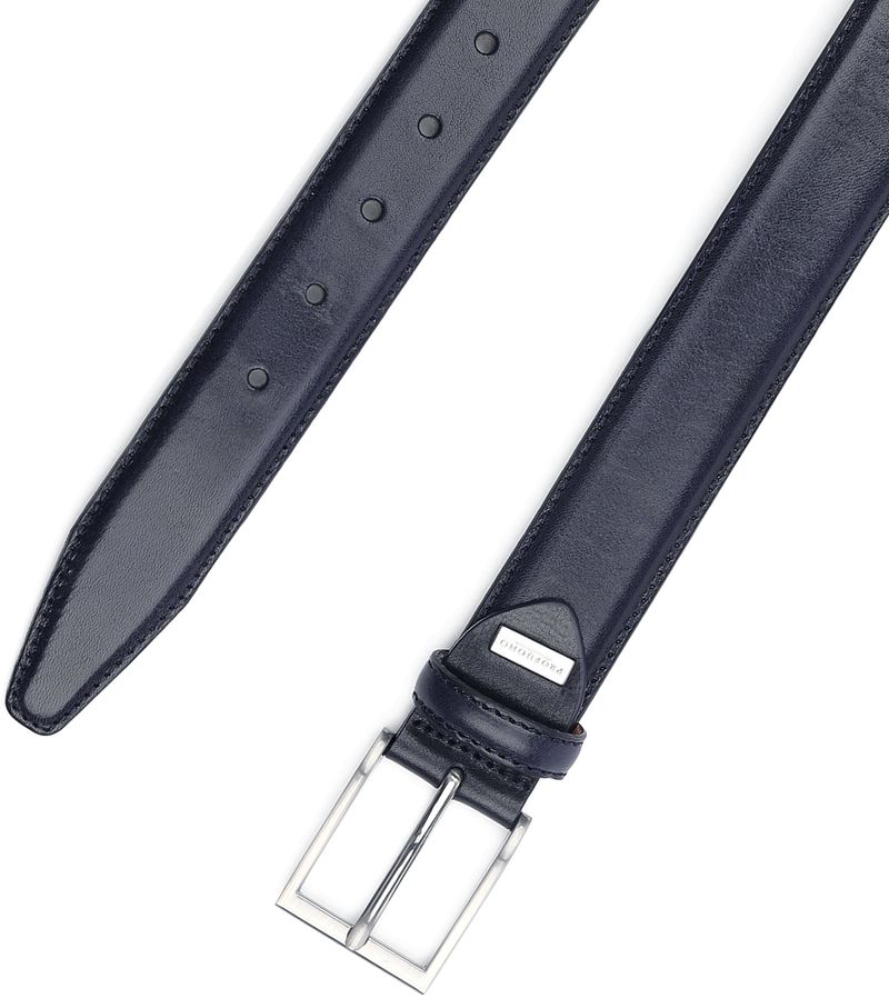 Profuomo Leder Dunkelblau Gürtel  - Größe 100 günstig online kaufen