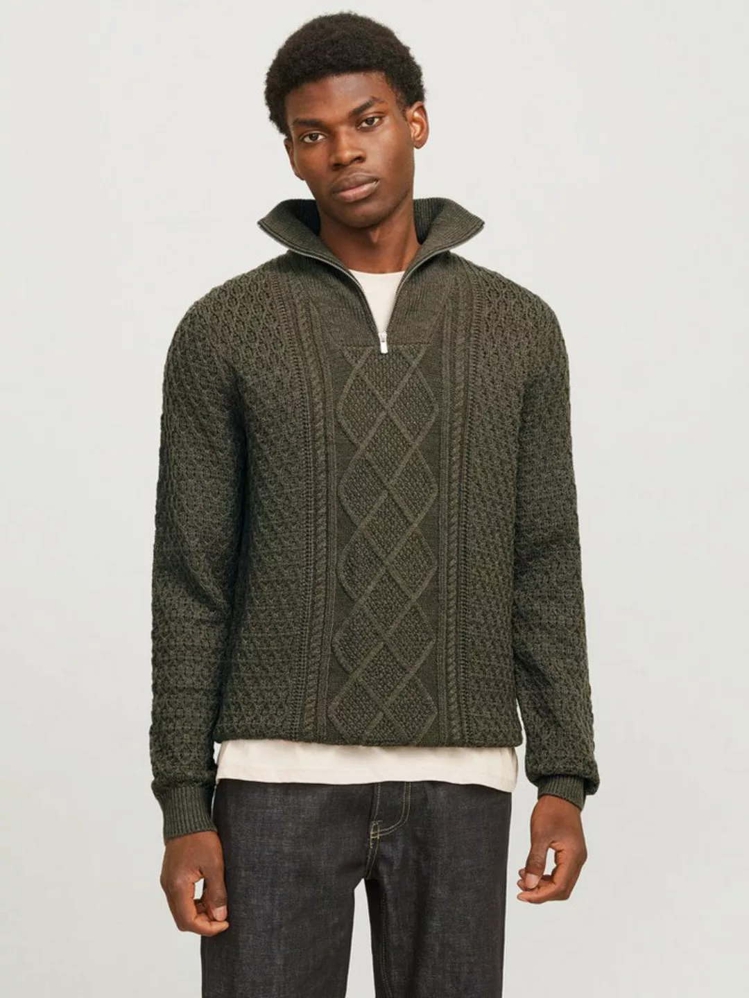 Jack & Jones Troyer JPRBLUNORTH KNIT HIGH NECK SN günstig online kaufen