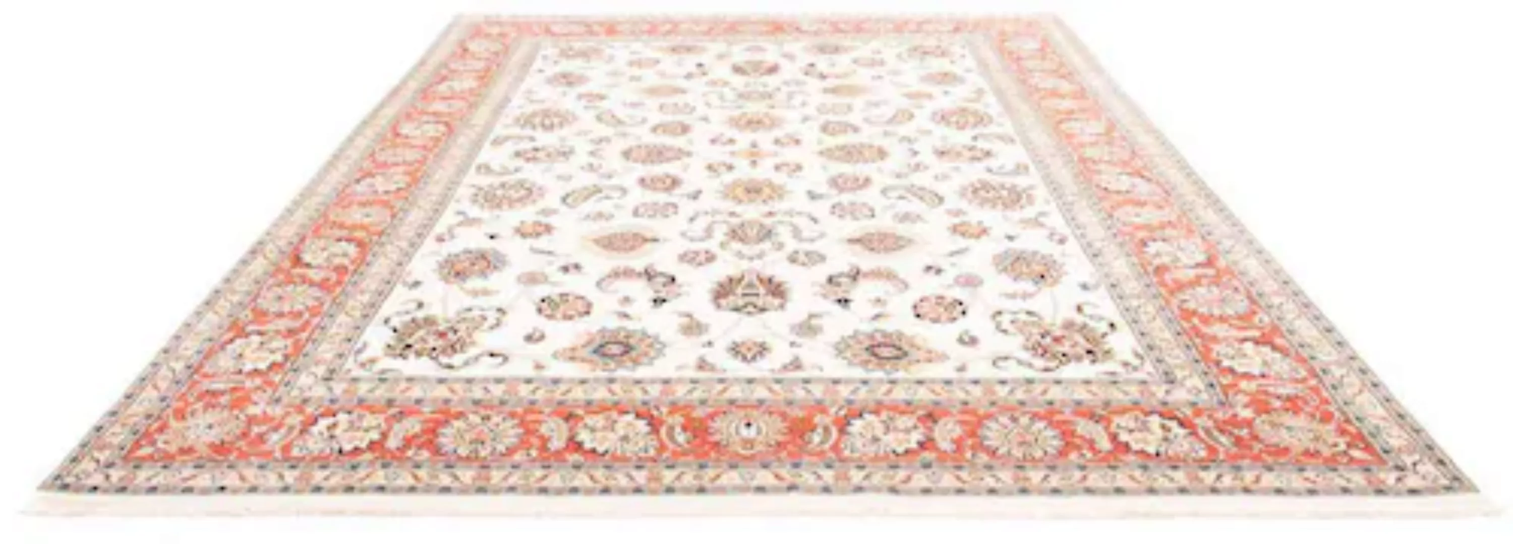 morgenland Wollteppich »Täbriz - 50 Raj Medaillon Beige 96 x 60 cm«, rechte günstig online kaufen