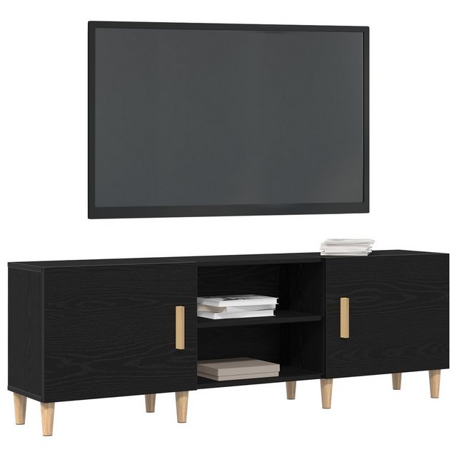 vidaXL TV-Schrank TV Schrank Schwarze Eiche Holzwerkstoff 150,2 × 30,3 × 50 günstig online kaufen