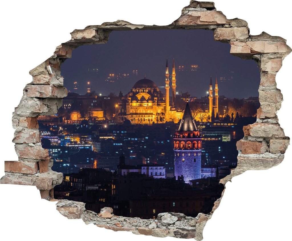 queence Wandtattoo "Stadt bei Nacht", (1 St.), Wandsticker, Wandbild, selbs günstig online kaufen