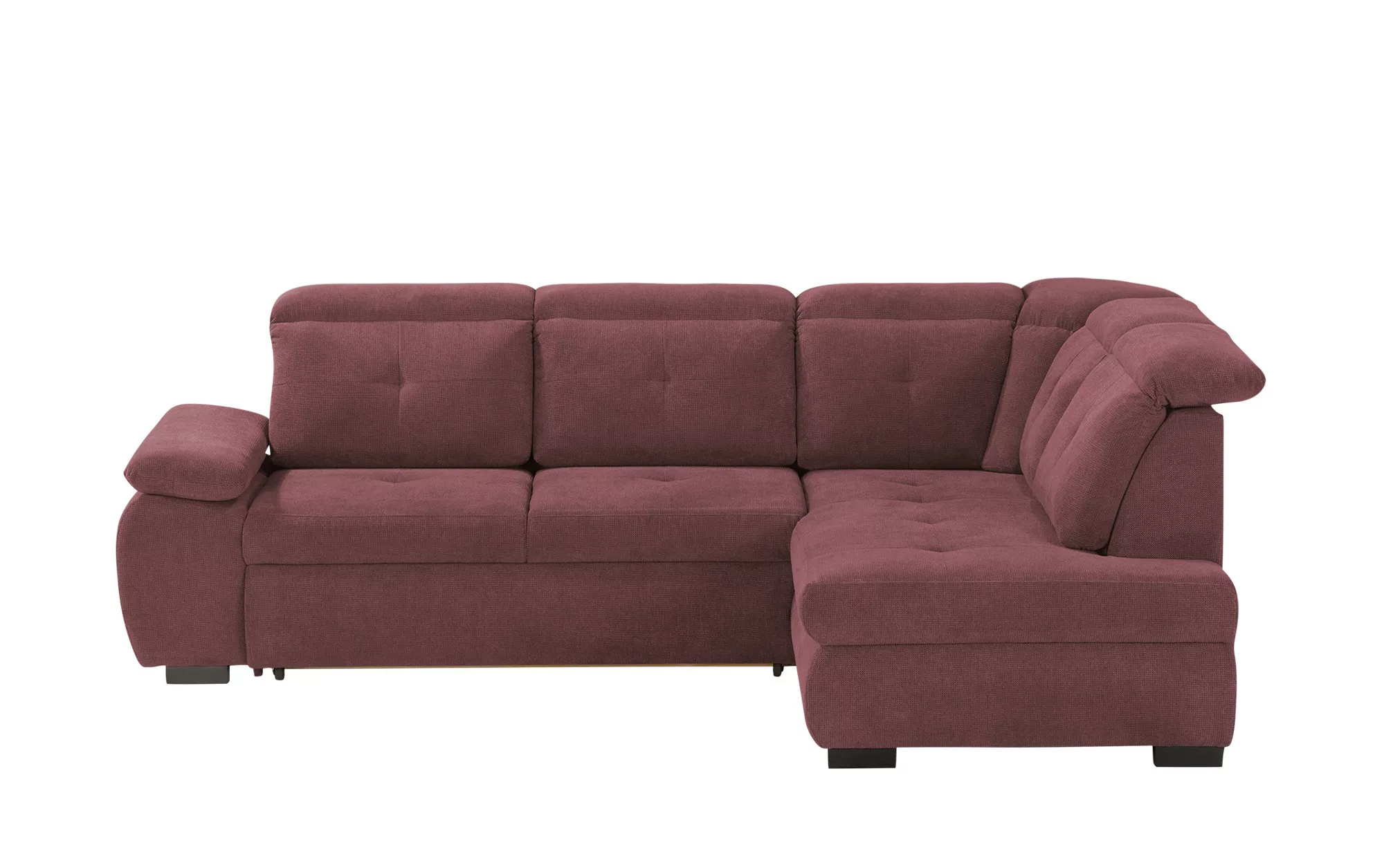 Ecksofa  Tamara - rot - 90 cm - Polstermöbel > Sofas > Ecksofas - Möbel Kra günstig online kaufen