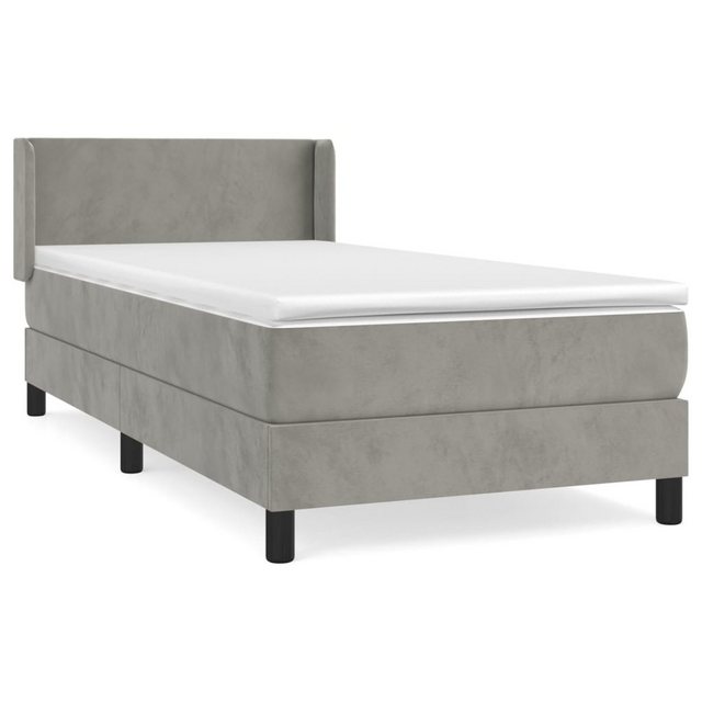 vidaXL Boxspringbett Bett Boxspringbett mit Matratze & Topper Samt verschie günstig online kaufen