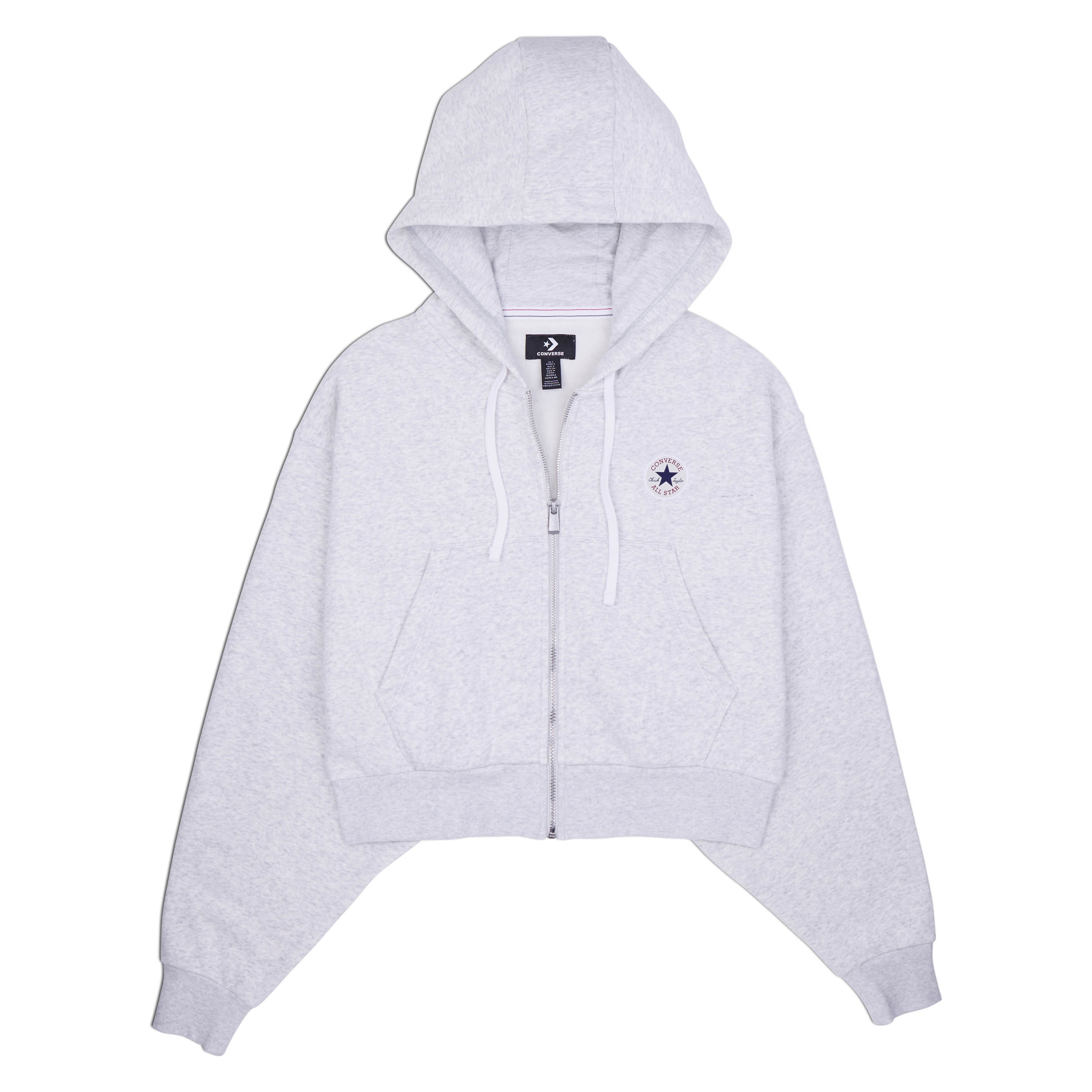 Converse Sweatjacke "WOMENS CONVERSE RETRO FULL-ZIP HOODIE", cropped günstig online kaufen