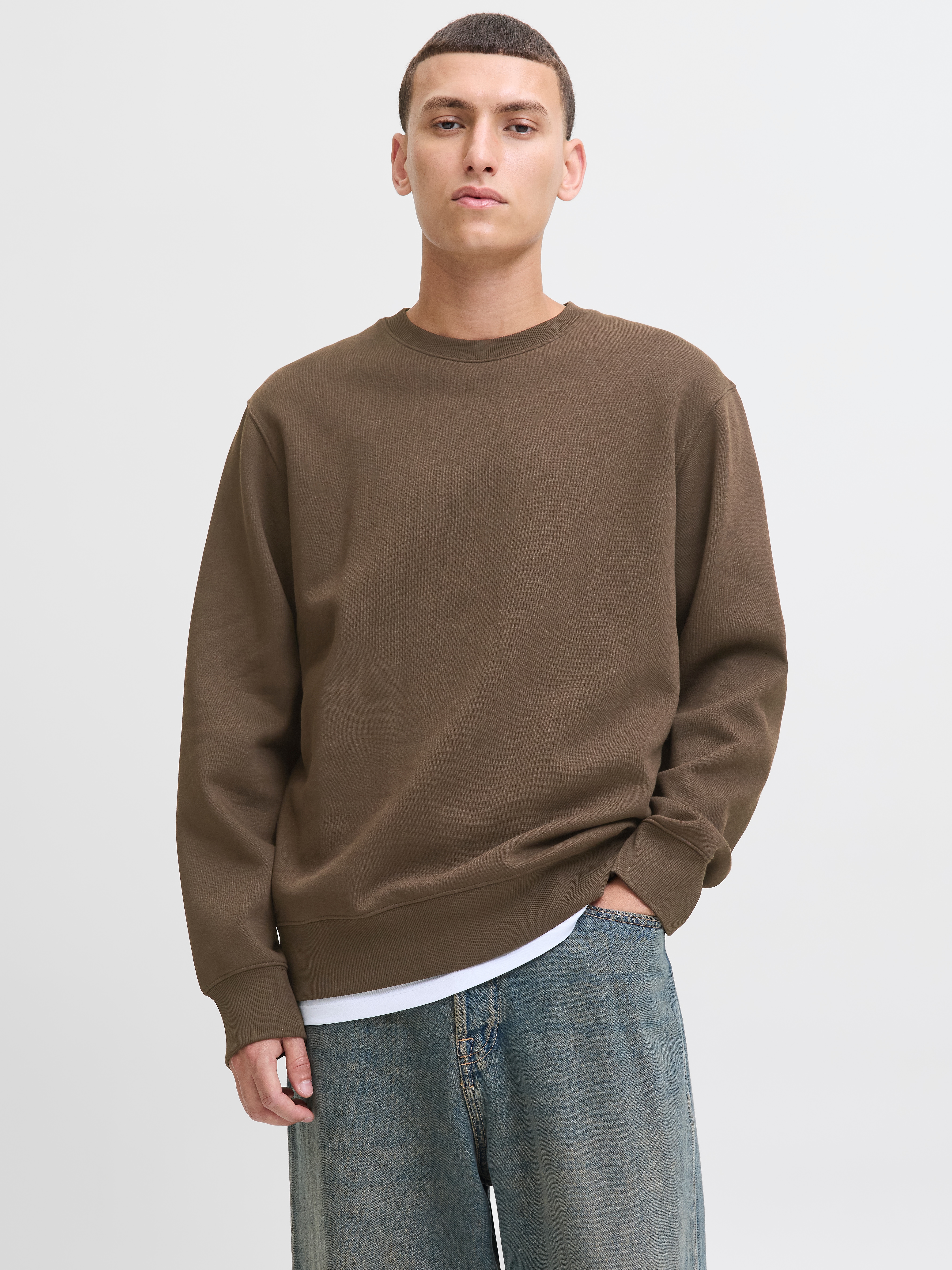 Jack & Jones Sweatshirt "JJESTAR BASIC SWEAT CREW NECK NOOS", mit Rundhalsa günstig online kaufen