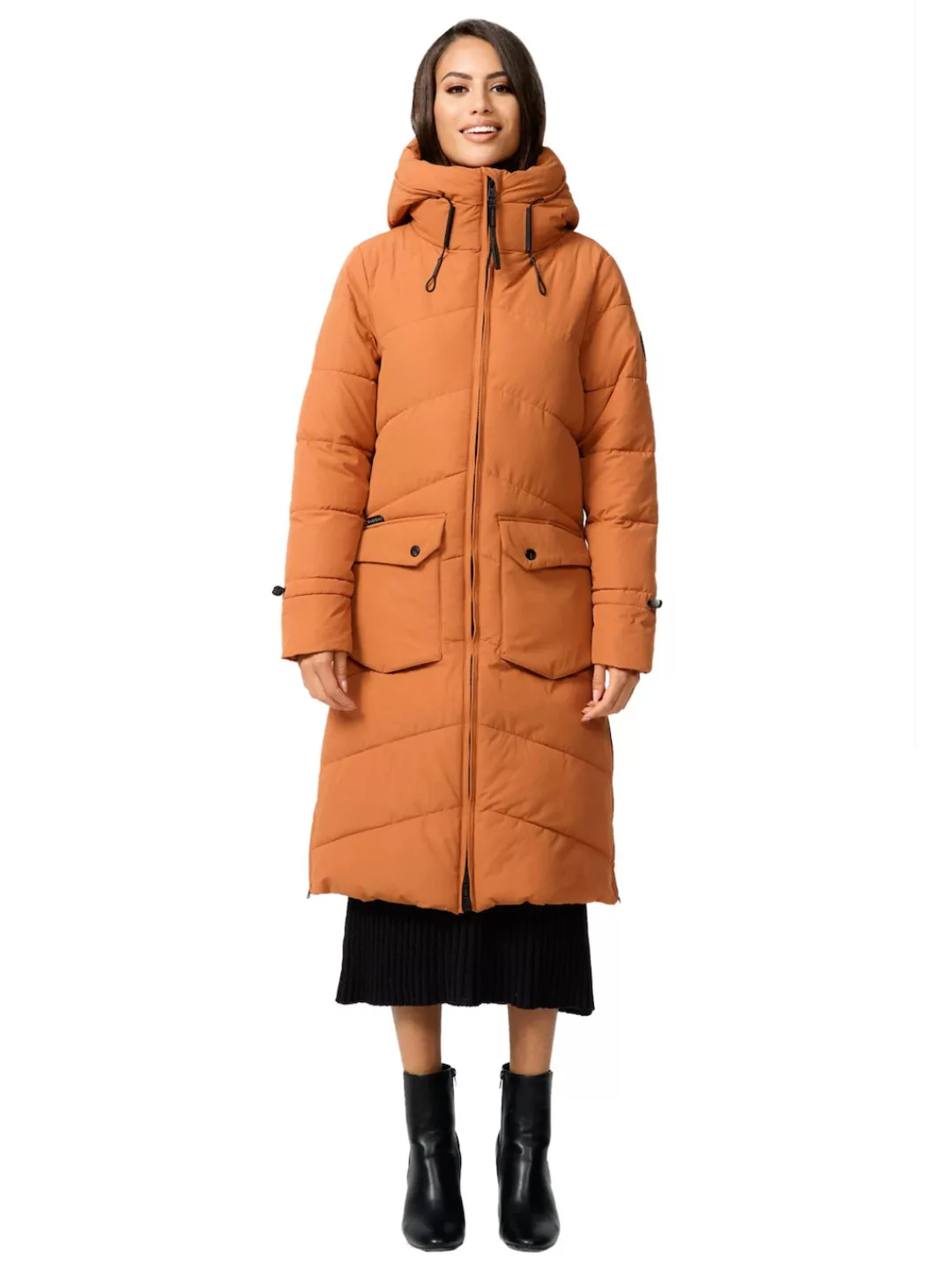 Marikoo Winterjacke "Tomomii XVI", warmer Winter Stepp Mantel mit Kapuze günstig online kaufen