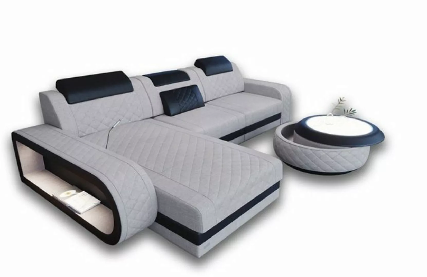 Sofa Dreams Ecksofa Stoff Polstersofa Couch Sofa Berlin L Form Stoffsofa, m günstig online kaufen