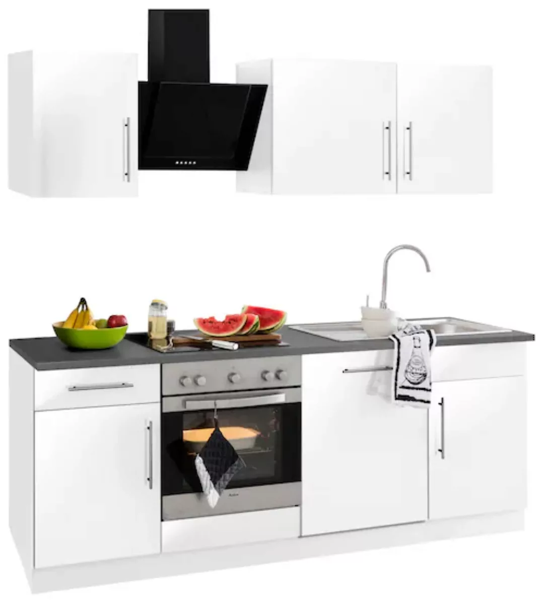 wiho Küchen Küchenzeile »Cali«, ohne E-Geräte, Breite 220 cm günstig online kaufen