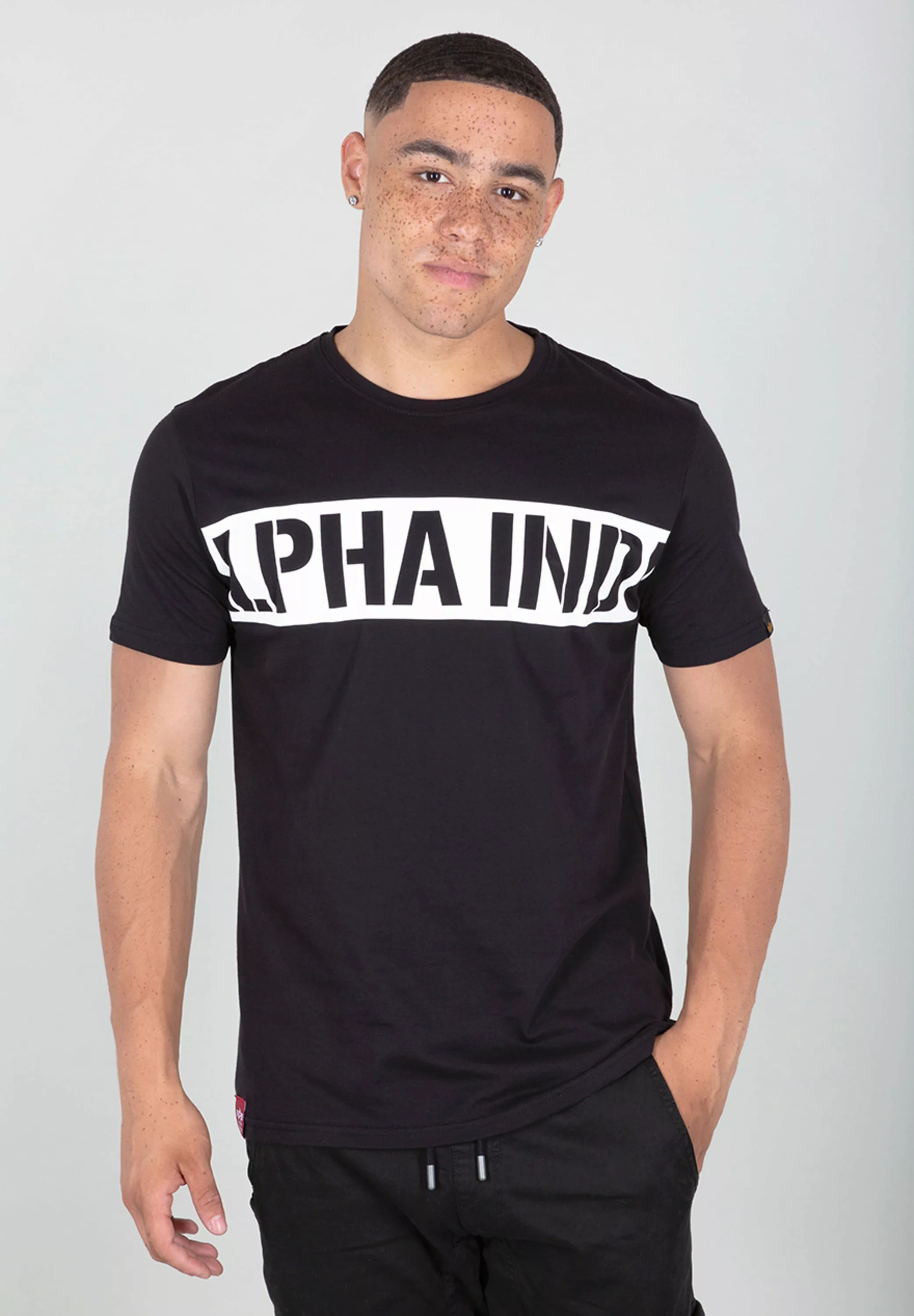 Alpha Industries T-Shirt "Alpha Industries Men - T-Shirts Printed Stripe T- günstig online kaufen