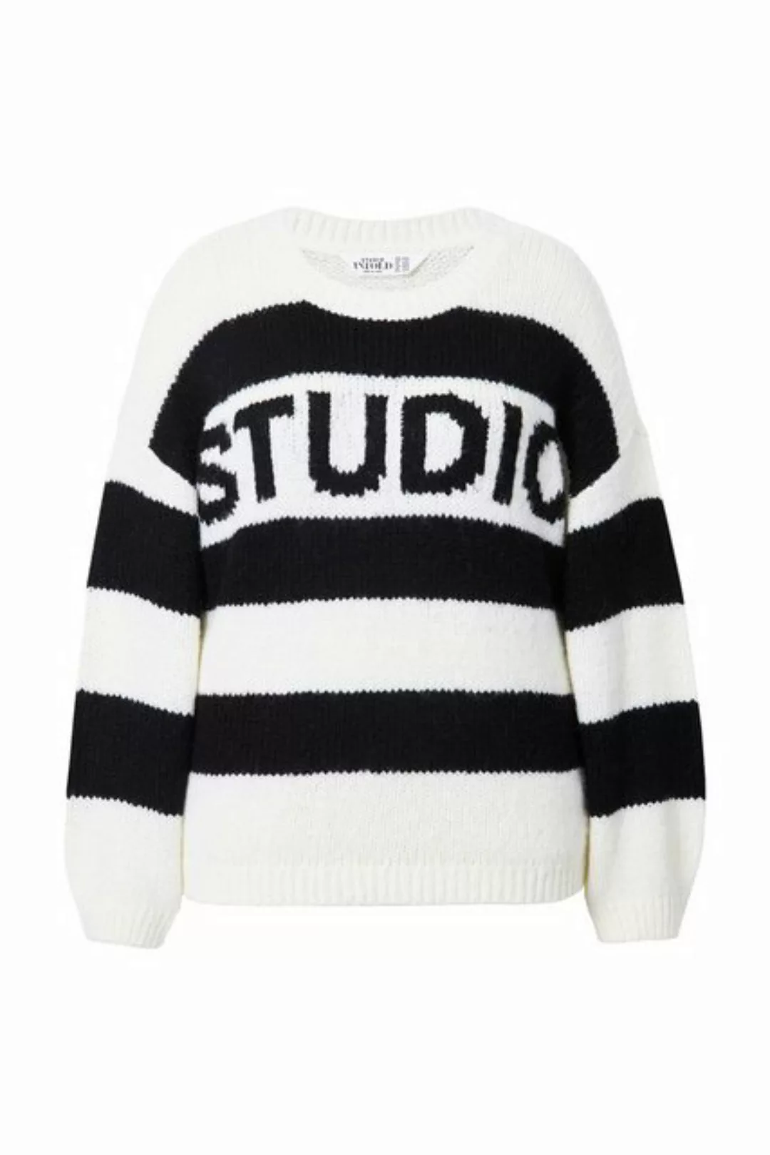 Studio Untold Strickpullover Pullover oversized Blockstreifen Statement günstig online kaufen