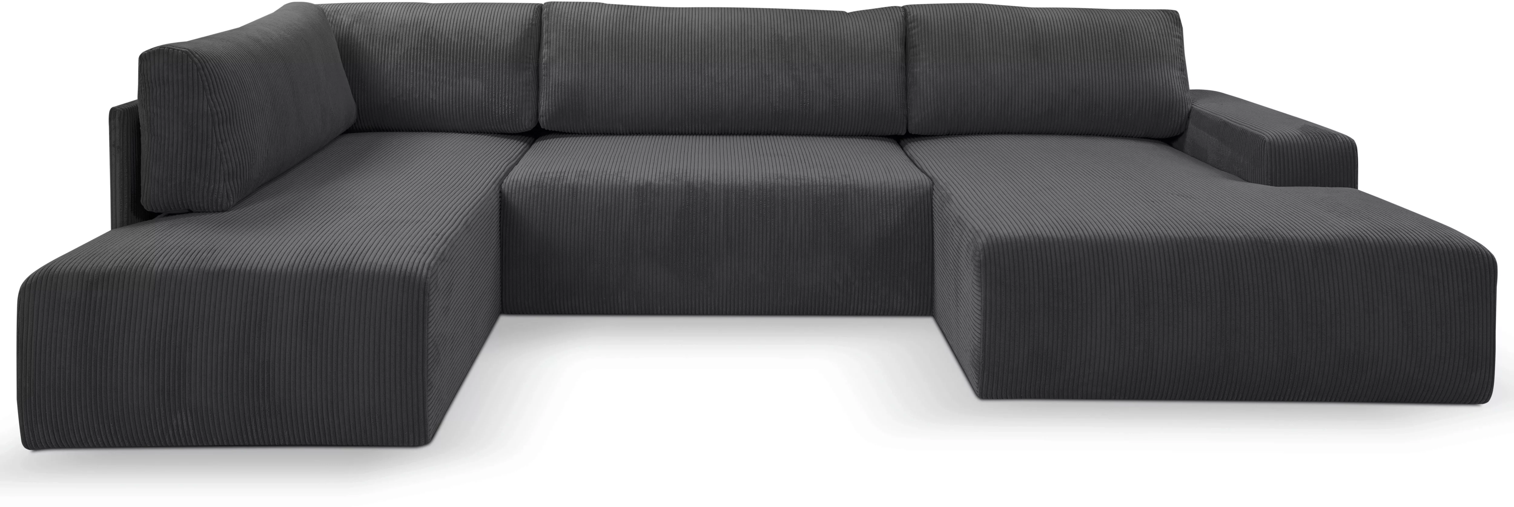 WERK2 Wohnlandschaft "Rotterdam-U, U-Form, in kuschelweichem Cord oder Brei günstig online kaufen