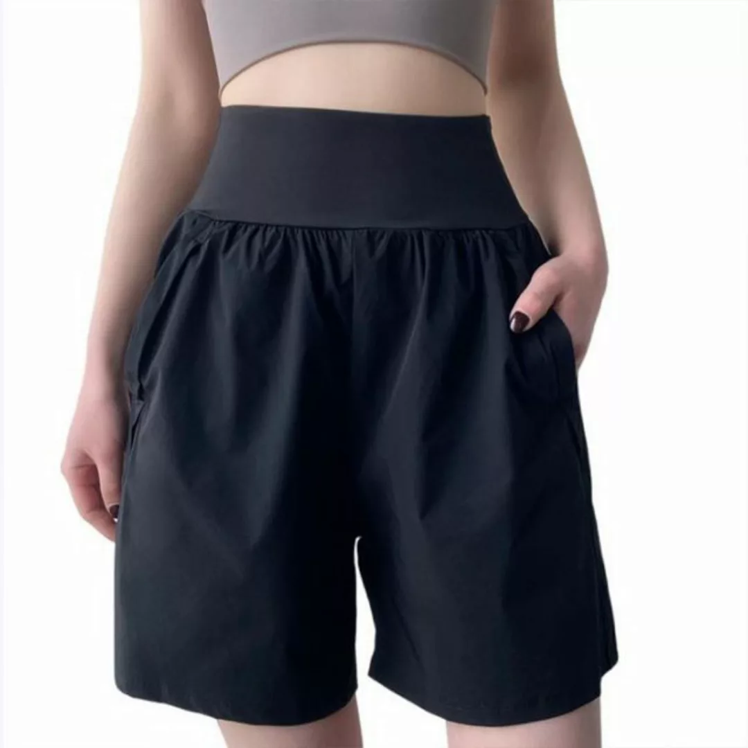 ZWY Yogatights Kurz geschnittene Yoga-Sporthose mit breiter Taille und Bauc günstig online kaufen