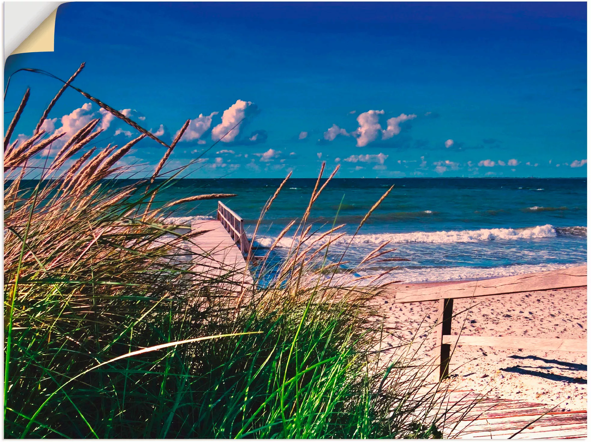 Artland Wandbild "Ostsee Impression Heiligenhafen", Strand, (1 St.) günstig online kaufen