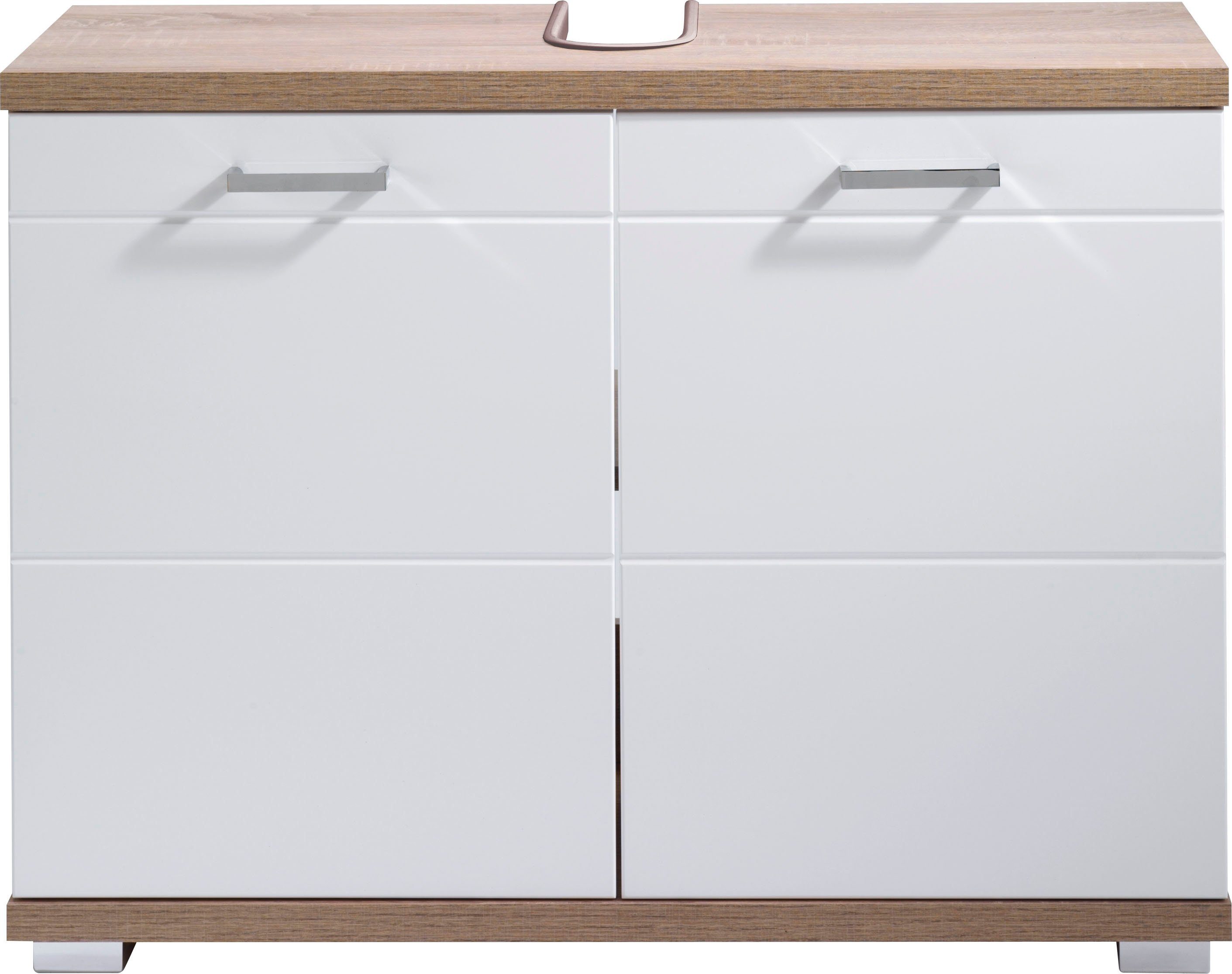 byLIVING Waschbeckenunterschrank "Nebraska", Breite 80 cm, Badezimmerschran günstig online kaufen
