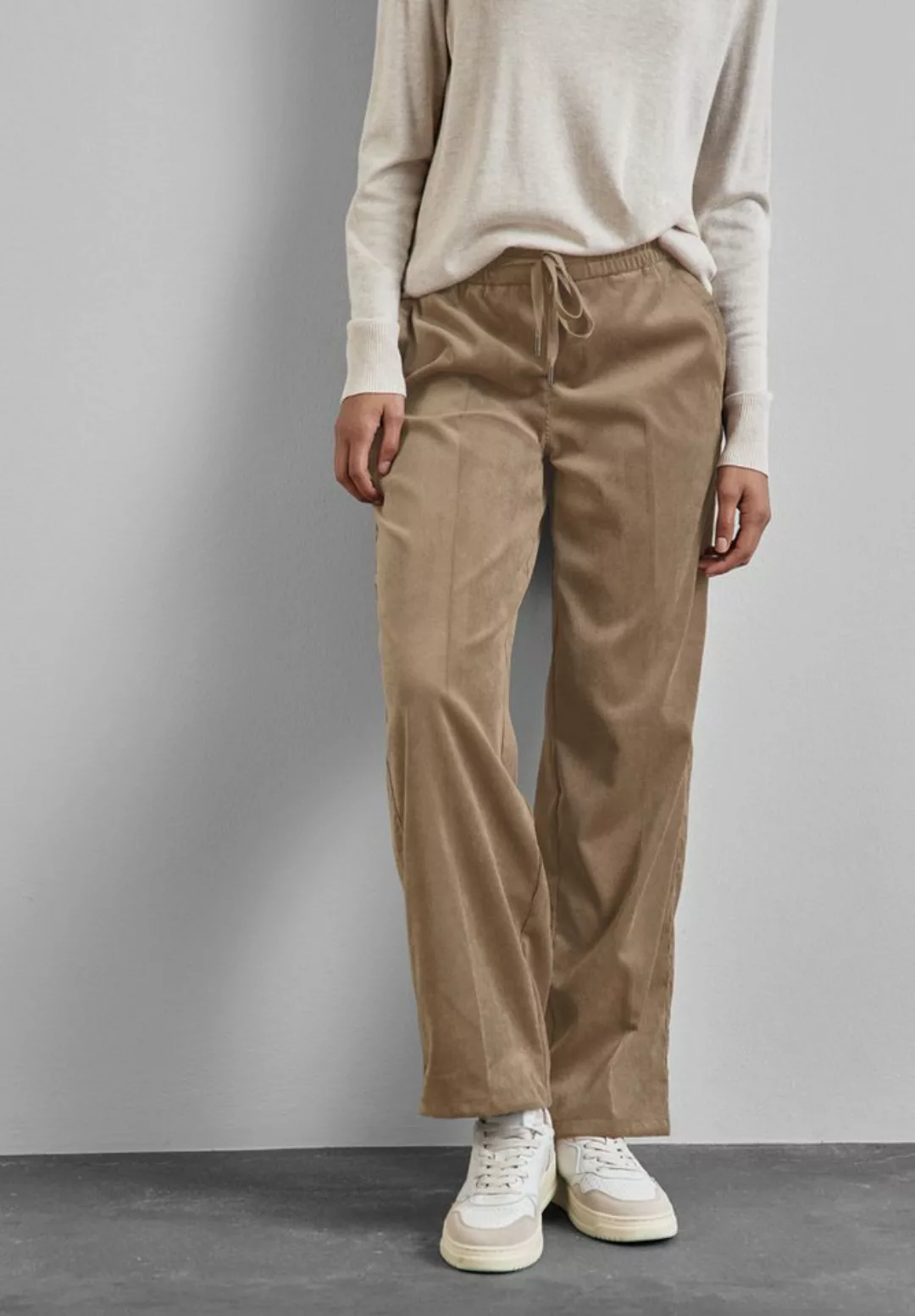 STREET ONE Cordhose, High Waist günstig online kaufen