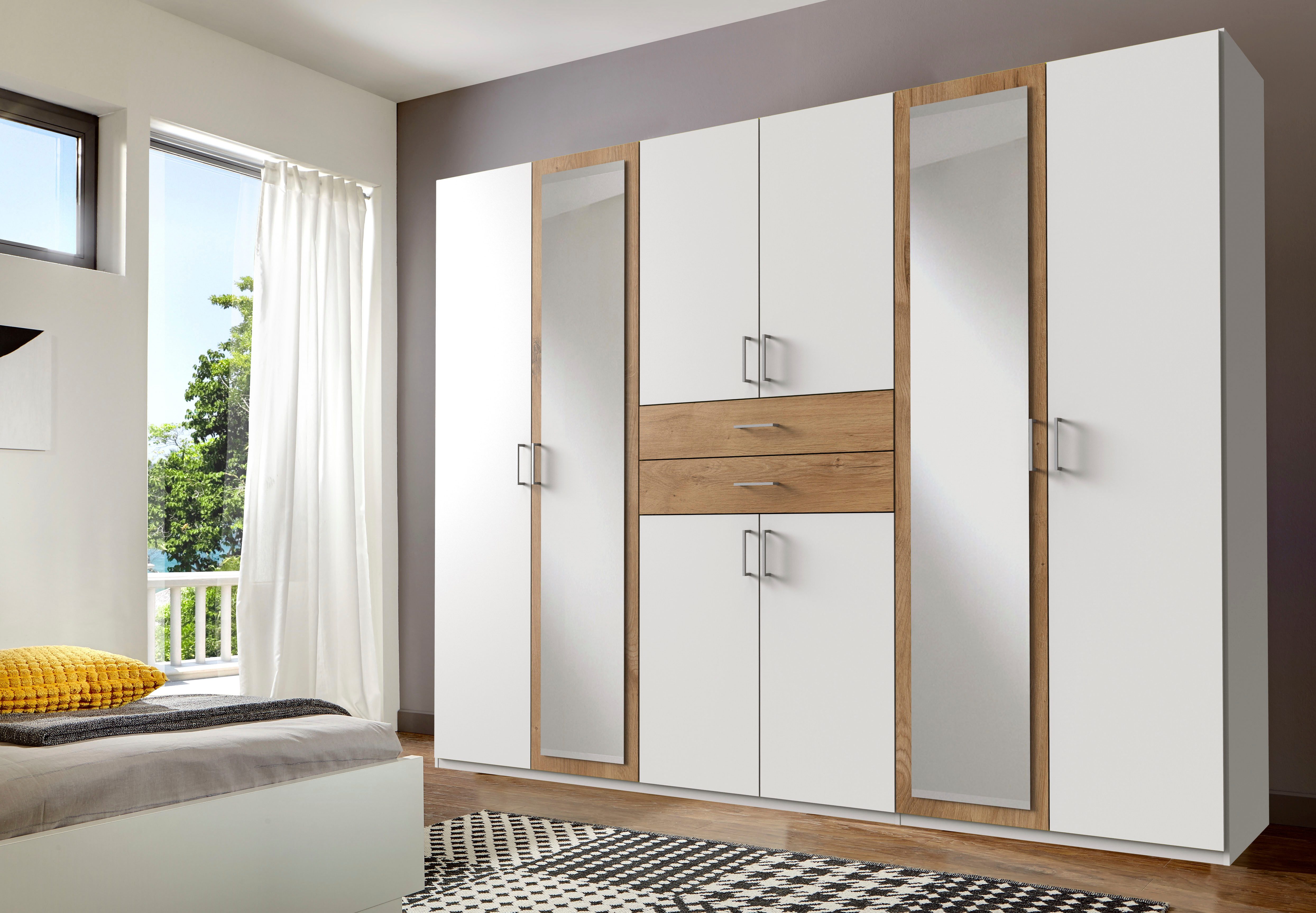 Wimex Kleiderschrank "Diver Drehtürenschrank mit Spiegel, 180, 225 o. 270cm günstig online kaufen