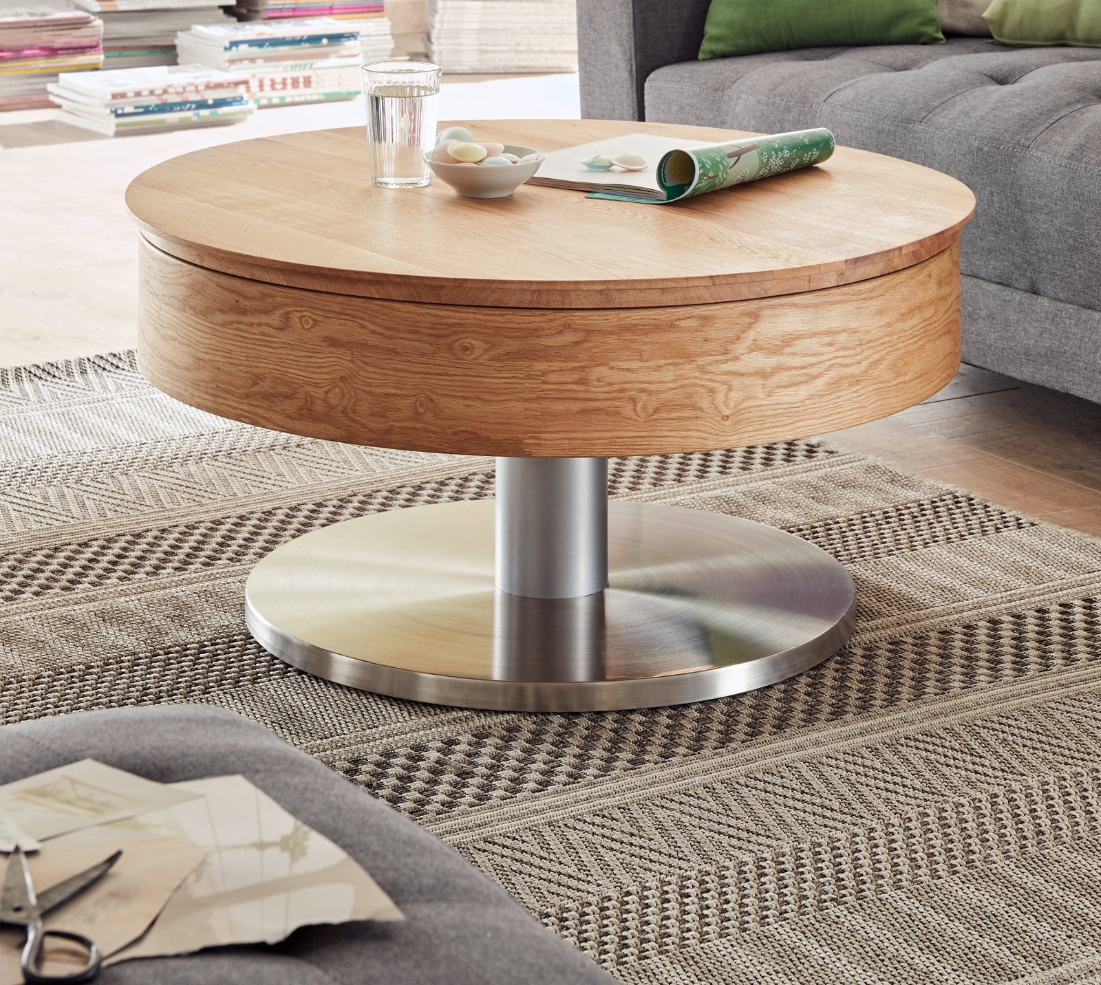 MCA furniture Couchtisch Suva (Wohnzimmertisch rund, günstig online kaufen