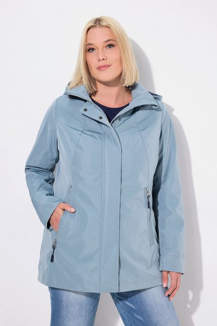 Ulla Popken Outdoorjacke HYPRAR Funktionsjacke wasserabweisend Kapuze günstig online kaufen