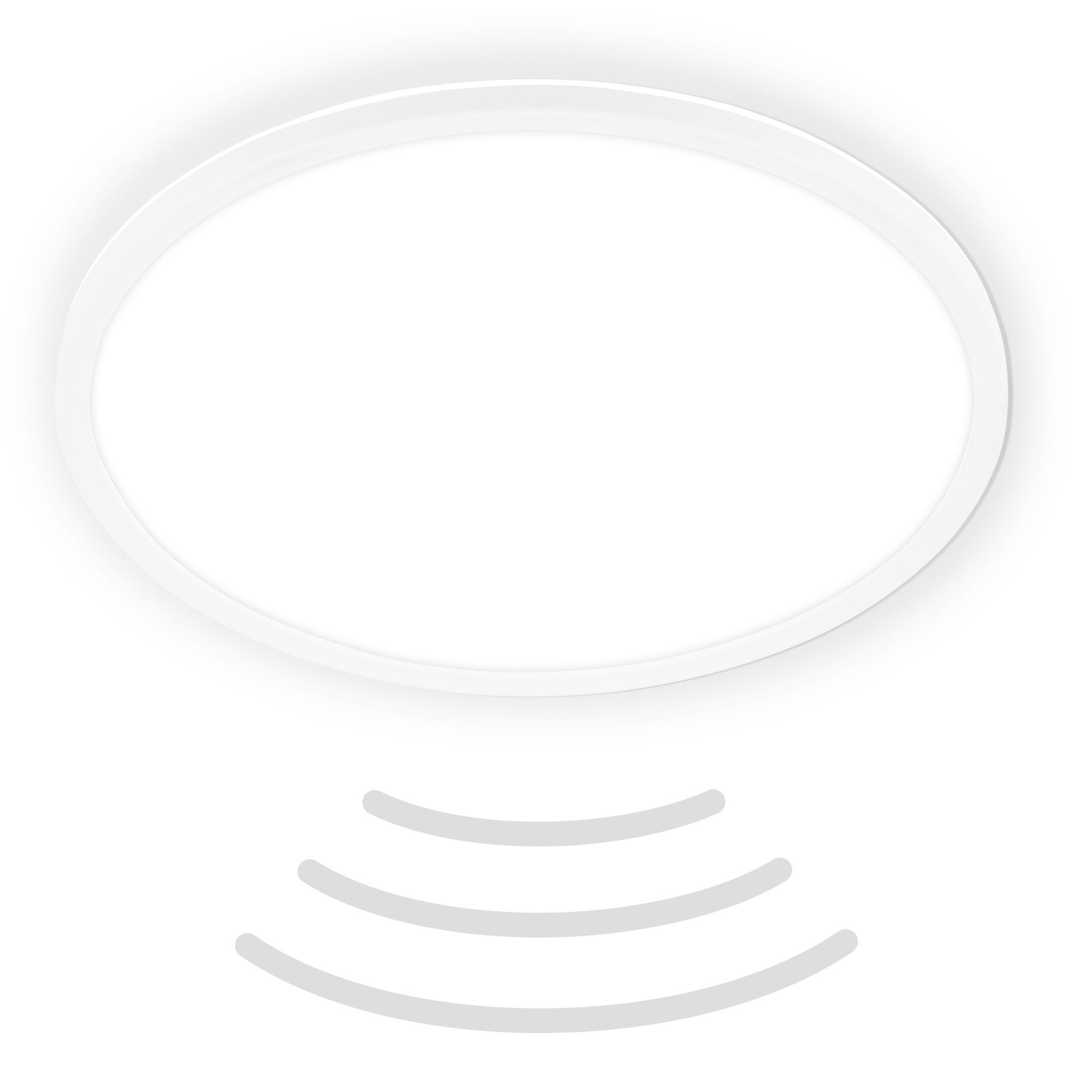 LED-Deckenleuchte Move, Sensor, Ø 42 cm, IP44, weiß, 4000K günstig online kaufen