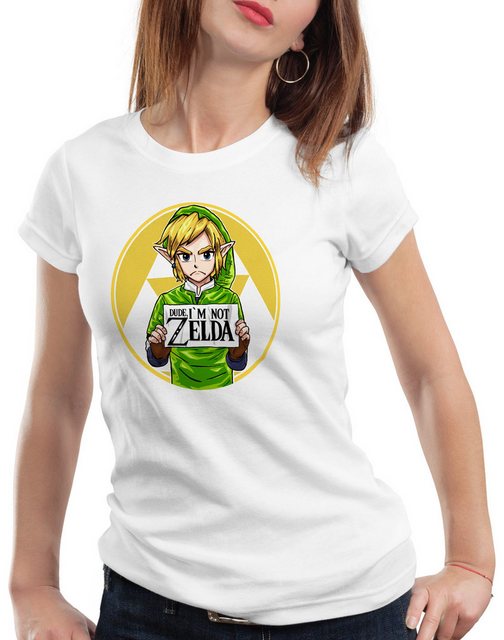 style3 T-Shirt I am not Zelda link prinzessin switch zelda link nintendo günstig online kaufen